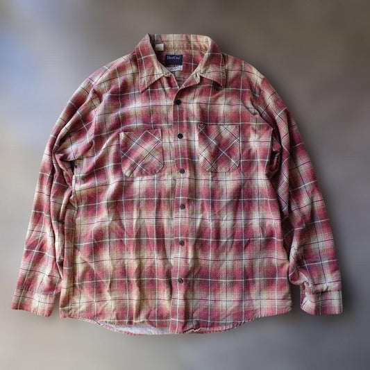 DEECEE ombre check print nel shirts XL