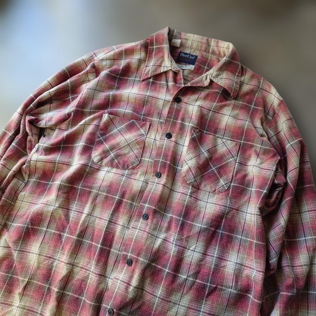 DEECEE ombre check print nel shirts XL