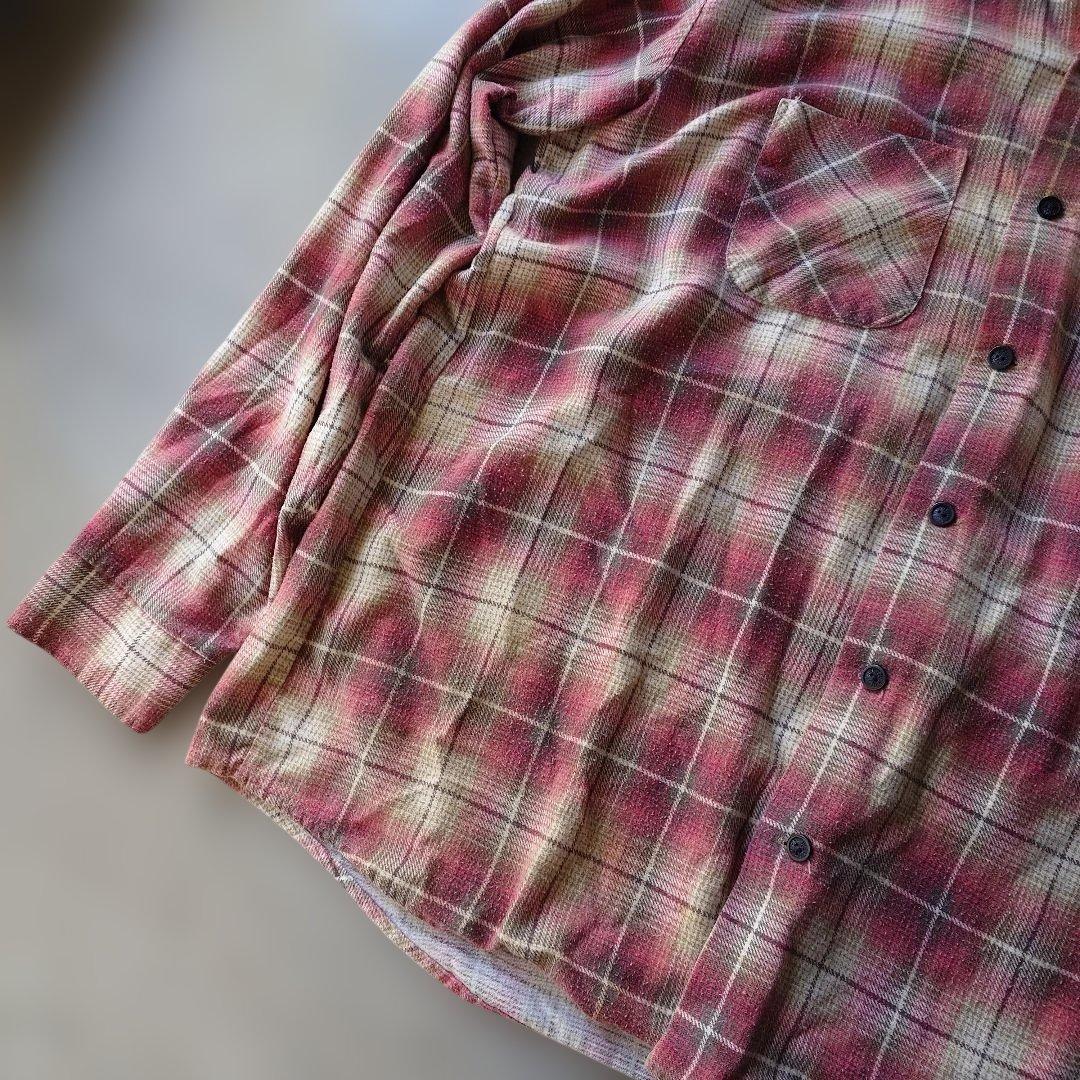 DEECEE ombre check print nel shirts XL