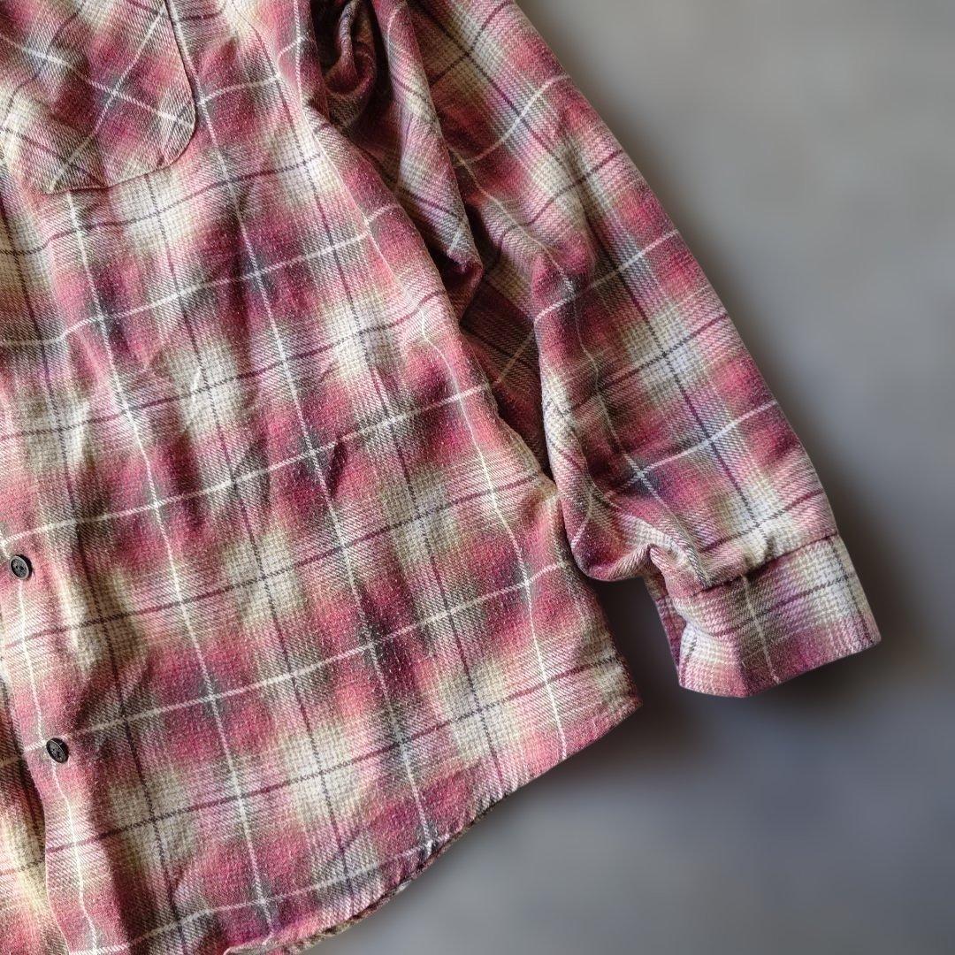 DEECEE ombre check print nel shirts XL