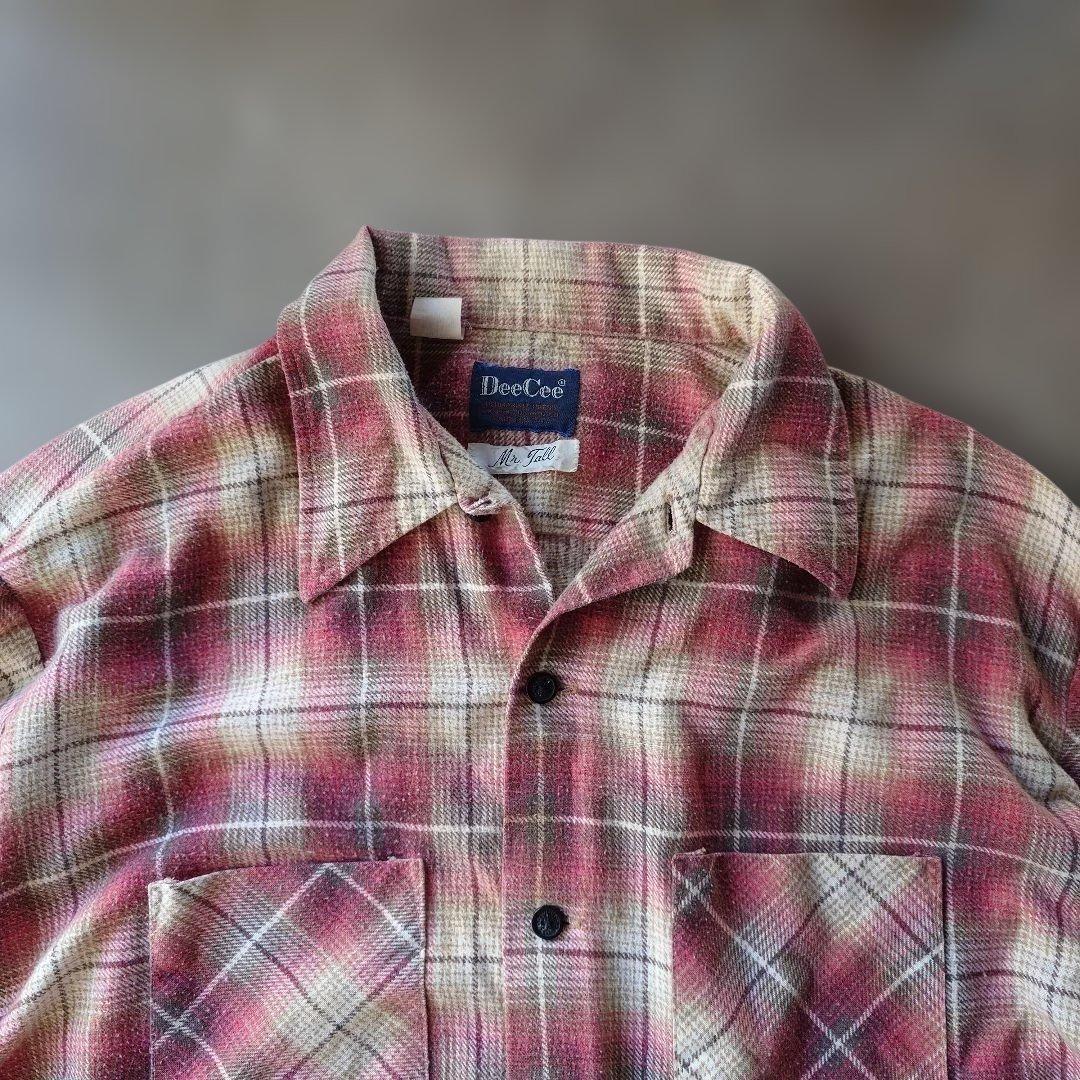 DEECEE ombre check print nel shirts XL