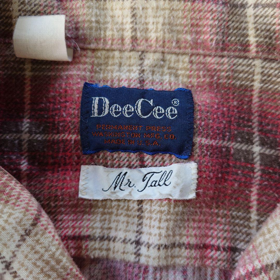 DEECEE ombre check print nel shirts XL