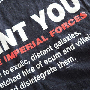 古着vintage starwars tee ビンテージ　スターウォーズ　ダースベイダー　I WANT YOU XL