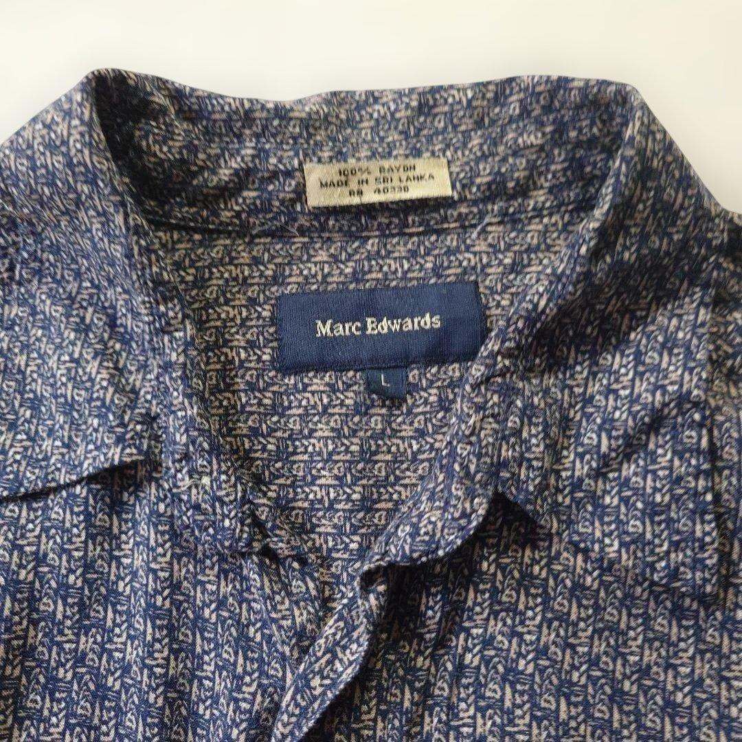Marc Edwards rayon dot shirts L