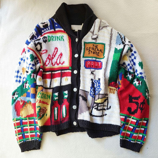 used women hand knit cardigan