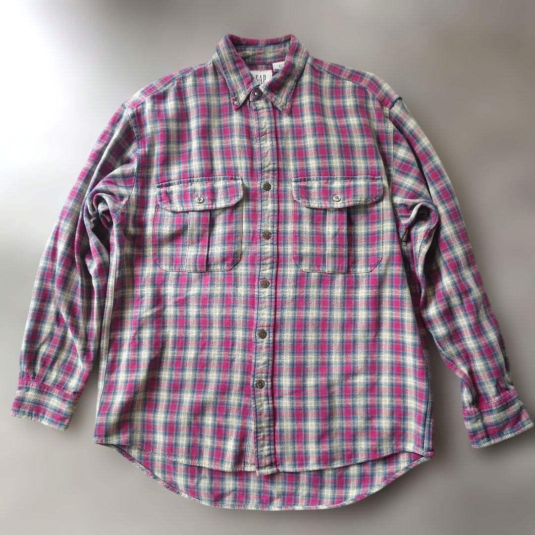 90s OLD GAP  flannel shirts S