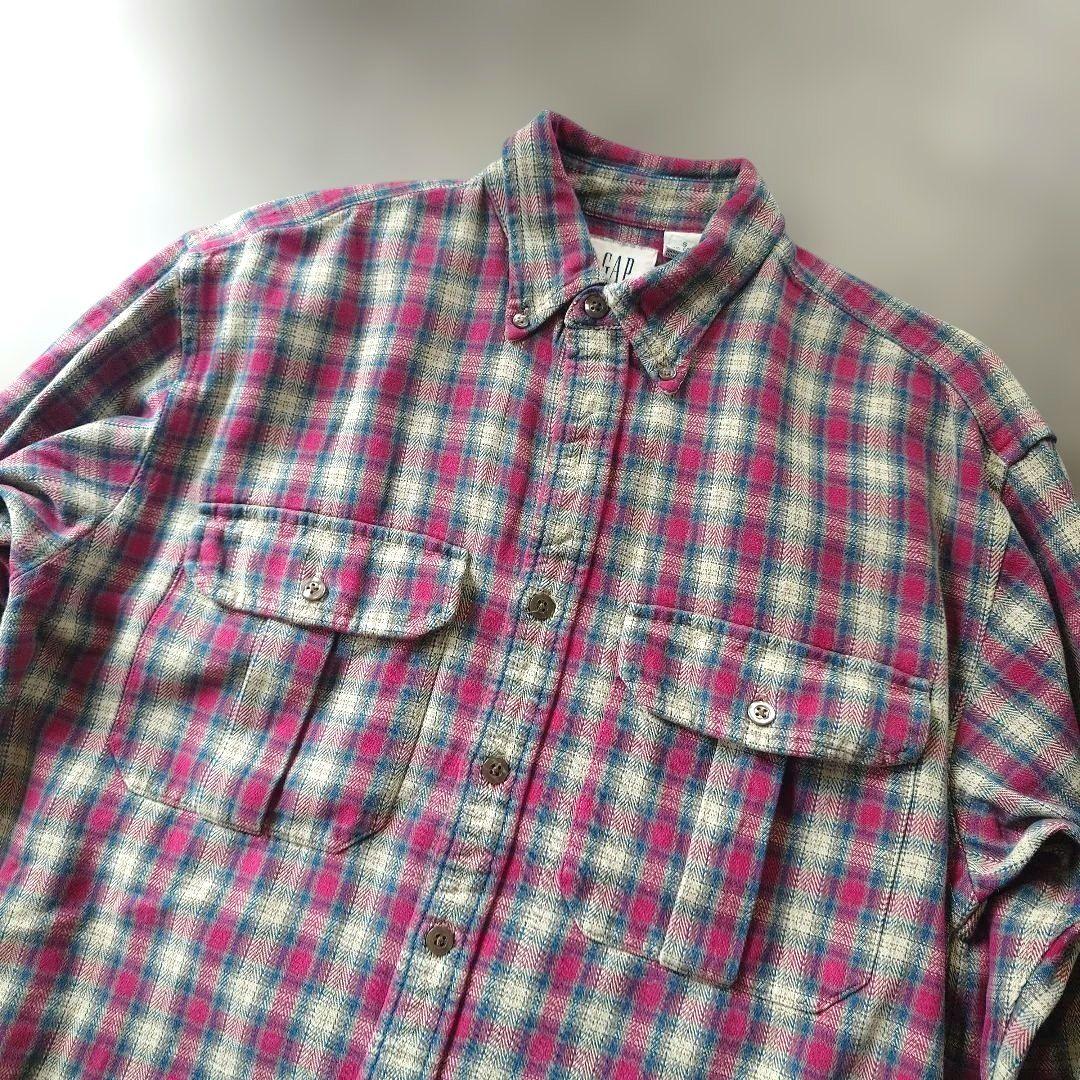 90s OLD GAP  flannel shirts S