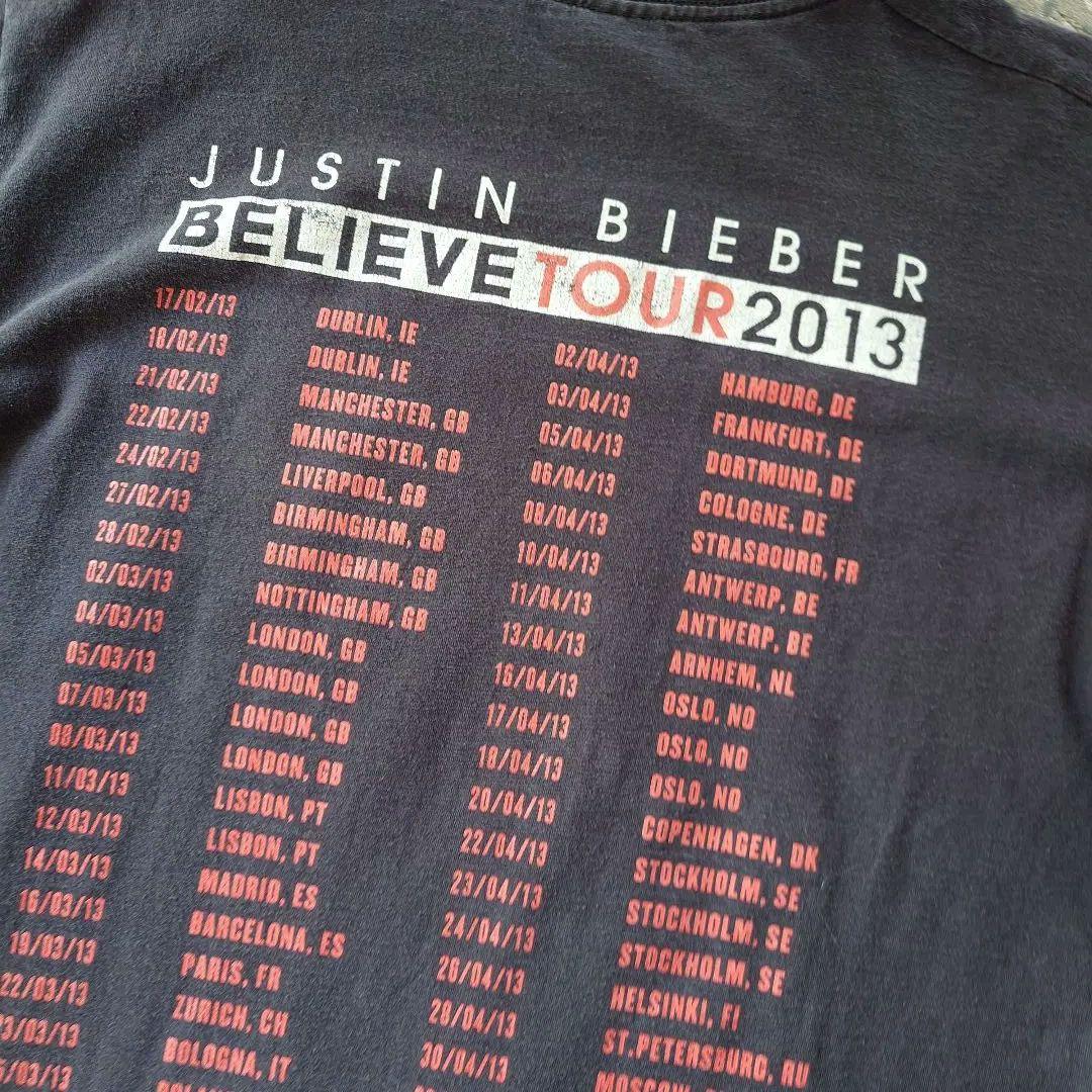 JUSTIN BEBBER tour tee 2013 M