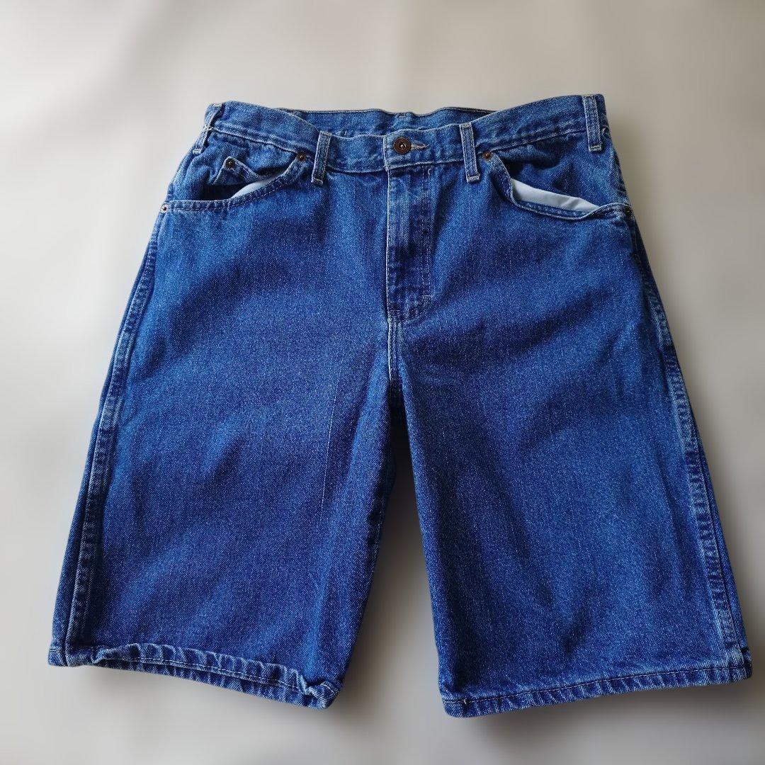 DICKIES denim half pants w32