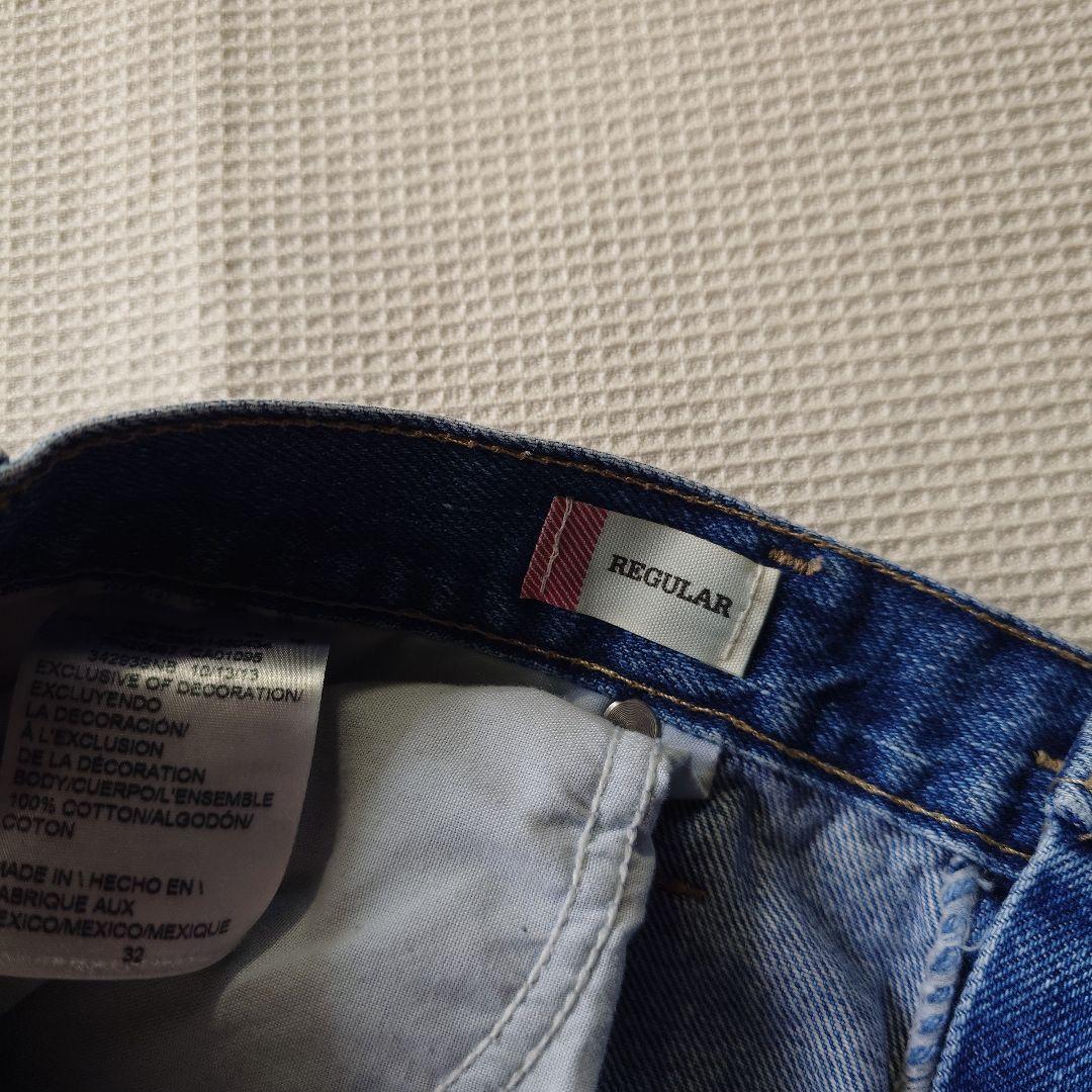 DICKIES denim half pants w32