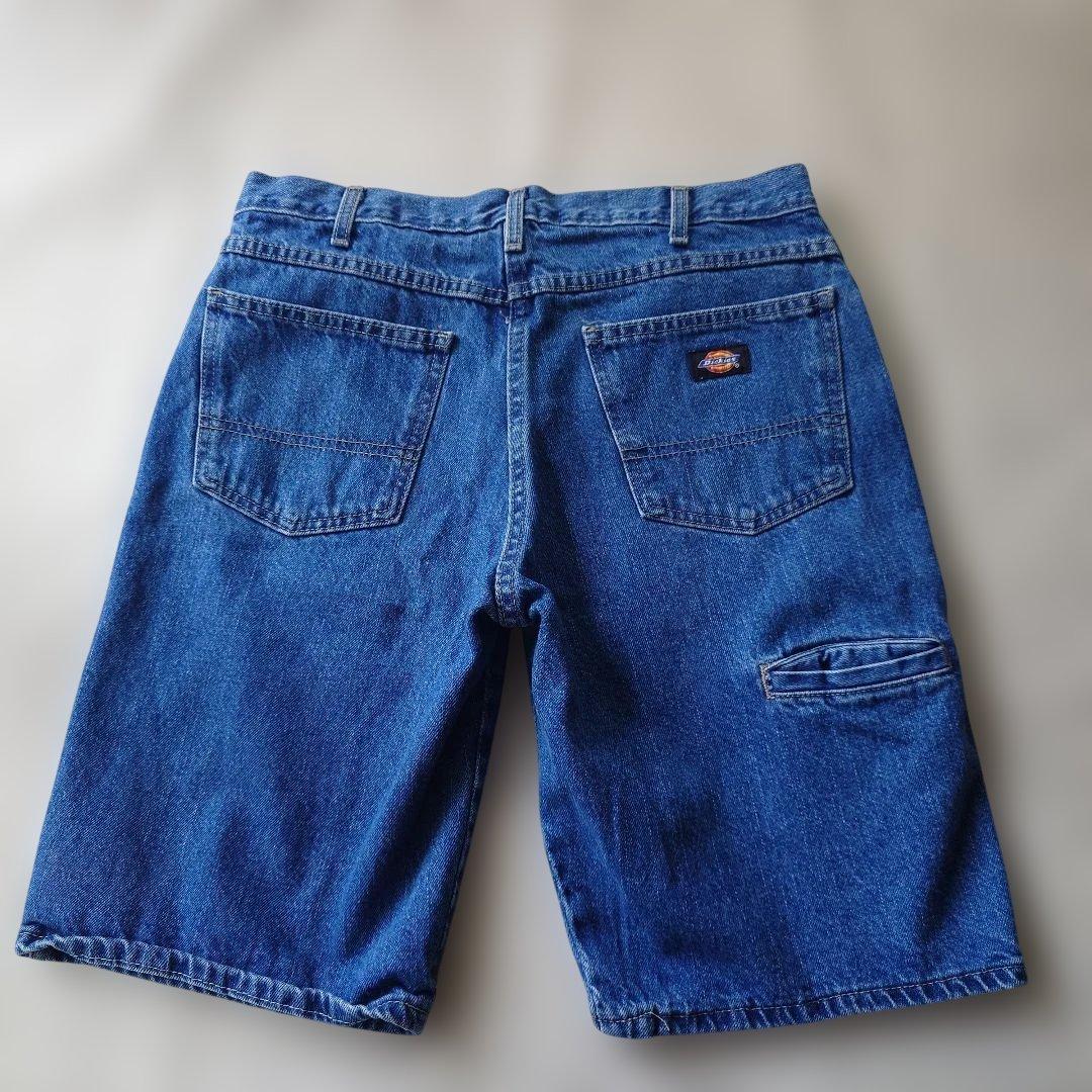 DICKIES denim half pants w32