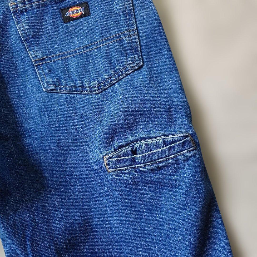 DICKIES denim half pants w32
