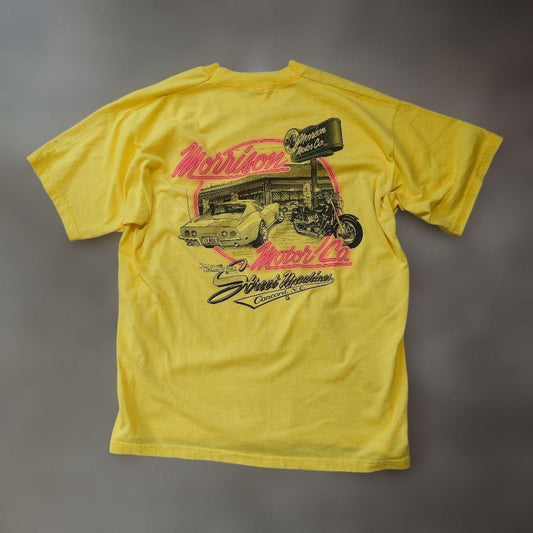 90s Fruit single CAR print Tee L