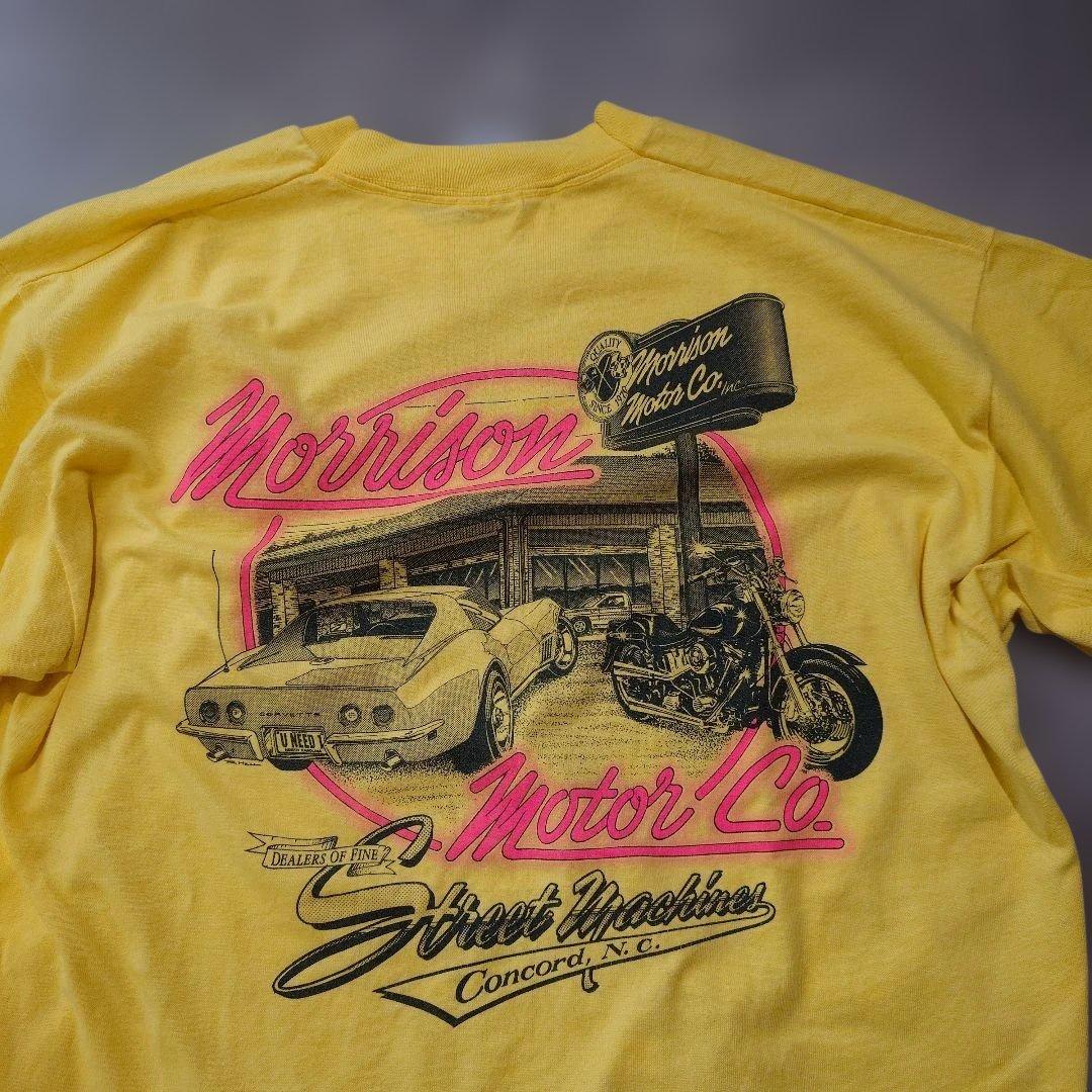 90s Fruit single CAR print Tee L