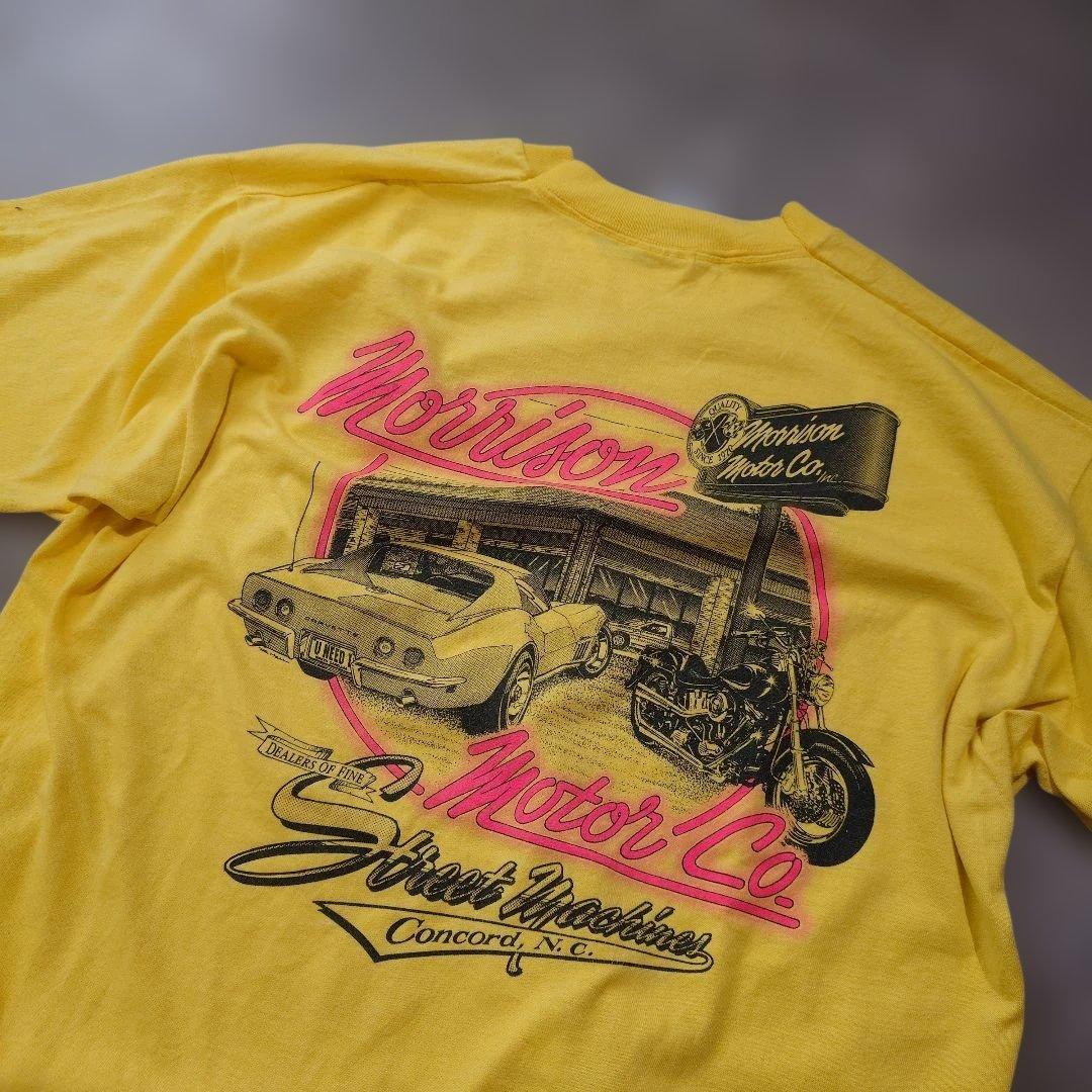 90s Fruit single CAR print Tee L