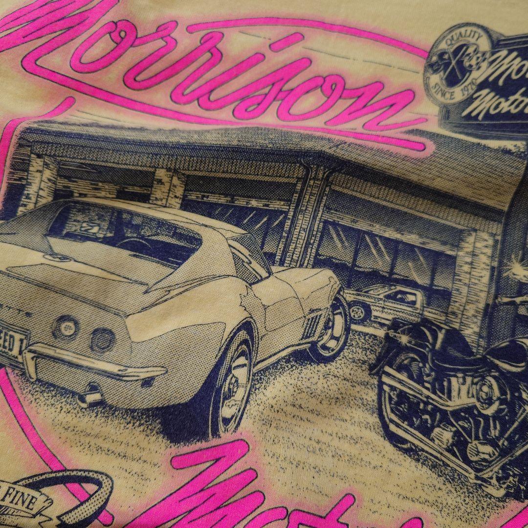 90s Fruit single CAR print Tee L