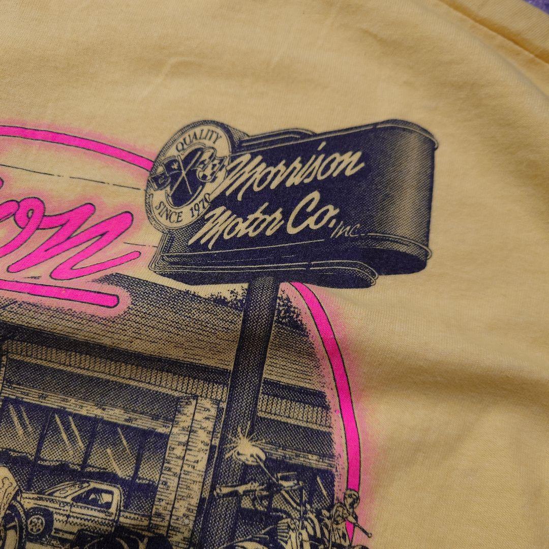 90s Fruit single CAR print Tee L