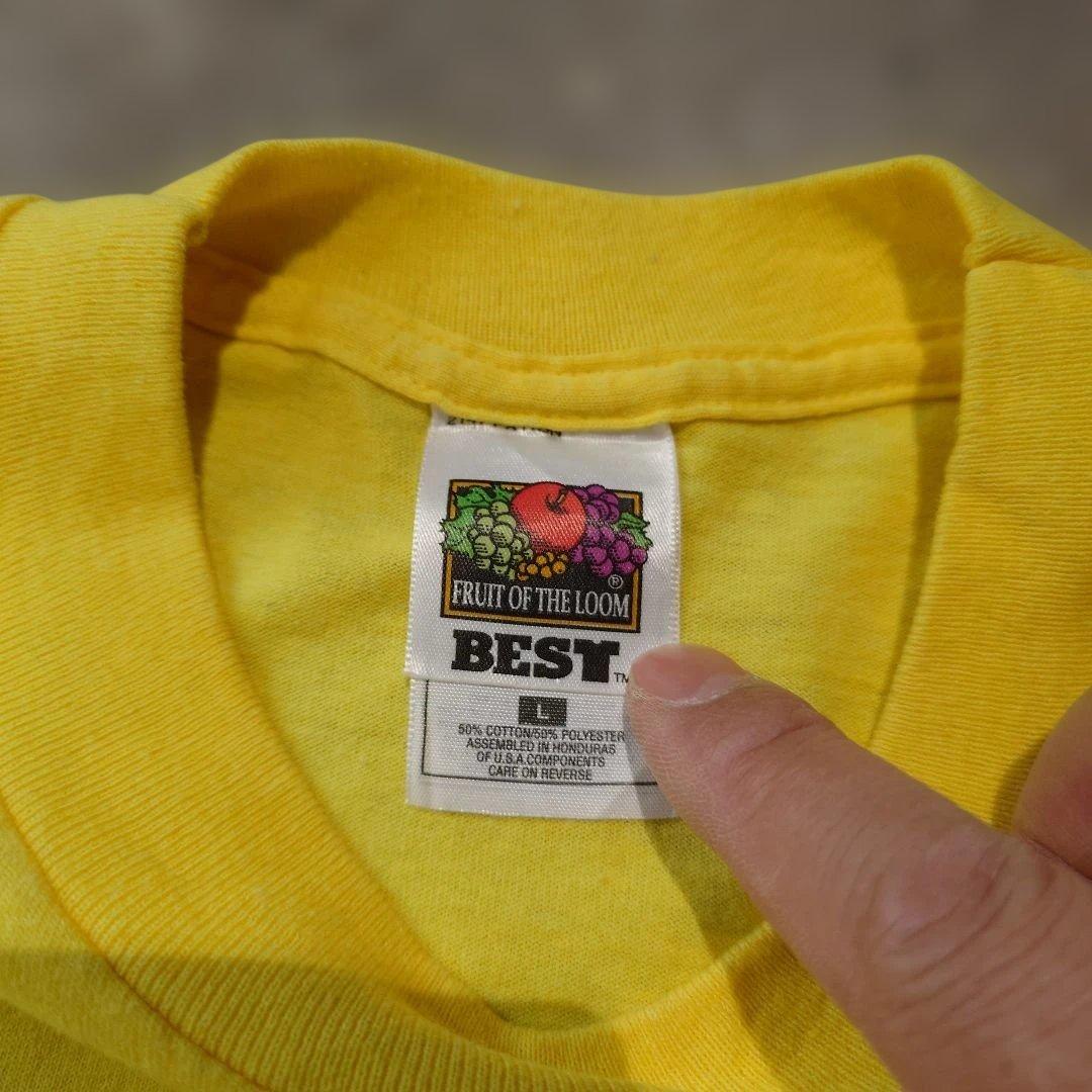 90s Fruit single CAR print Tee L