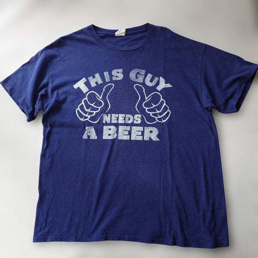 Used BEER Tee L