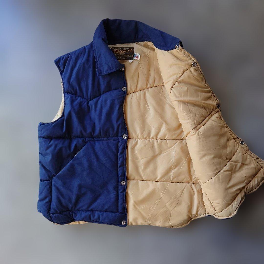 MILLER down vest L USA