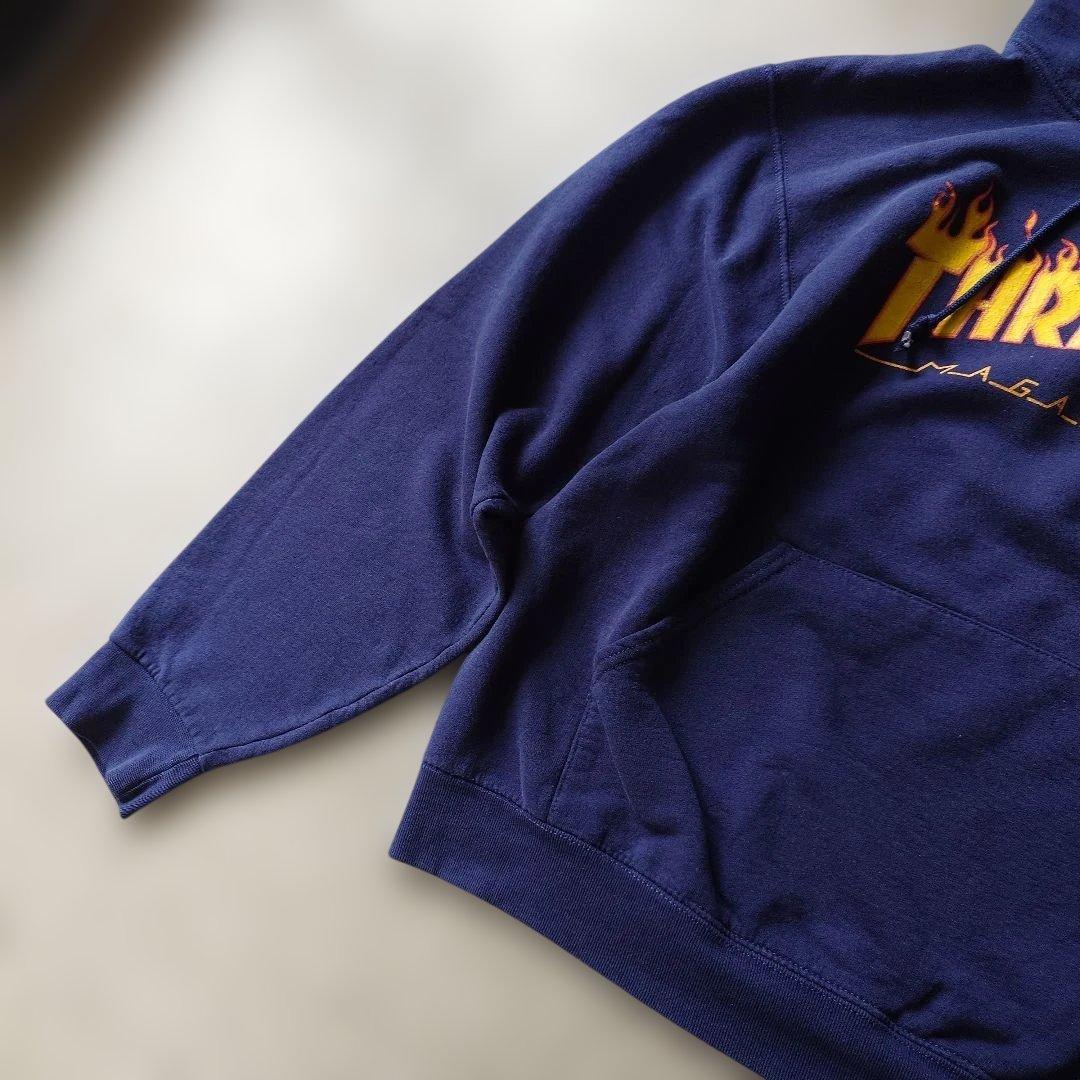 90s THRASHER hoody sweat M