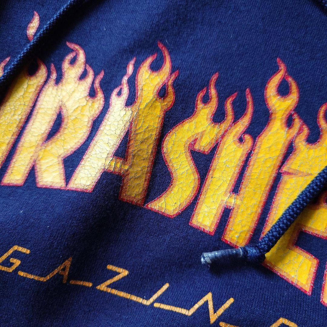 90s THRASHER hoody sweat M
