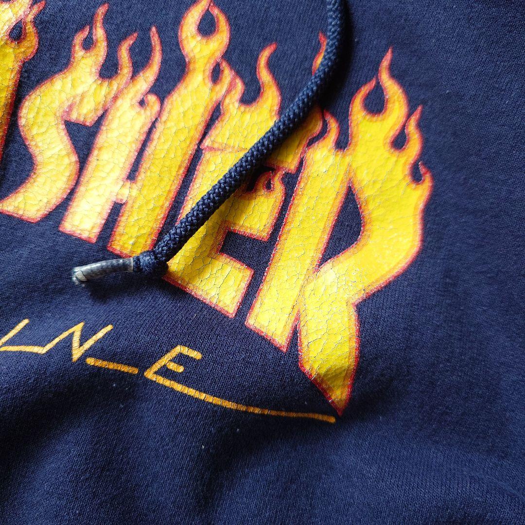 90s THRASHER hoody sweat M