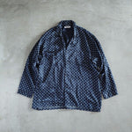 画像をギャラリービューアに読み込む, Used Pajama square dot pattern shirts L
