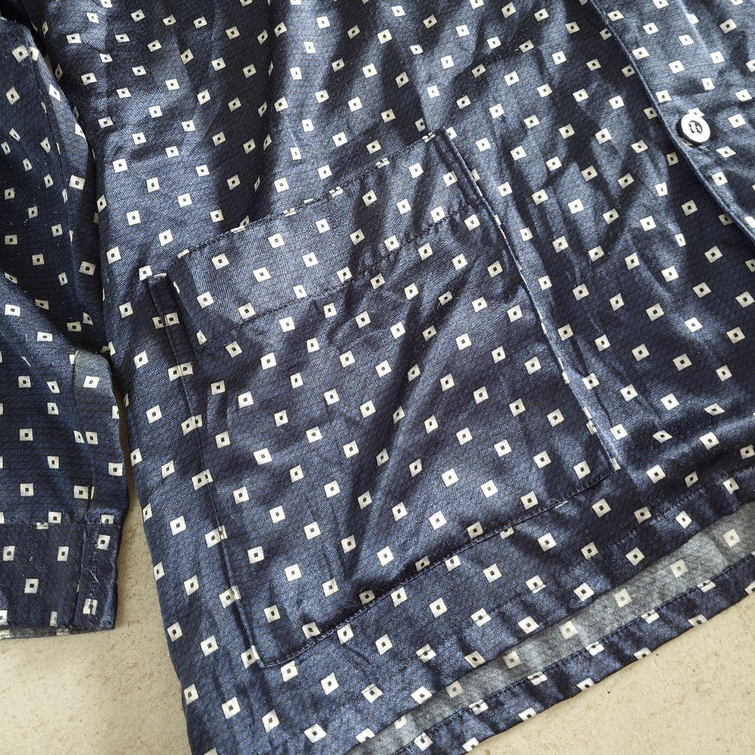 Used Pajama square dot pattern shirts L