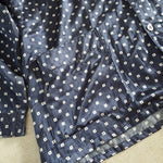 画像をギャラリービューアに読み込む, Used Pajama square dot pattern shirts L
