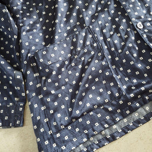 Used Pajama square dot pattern shirts L