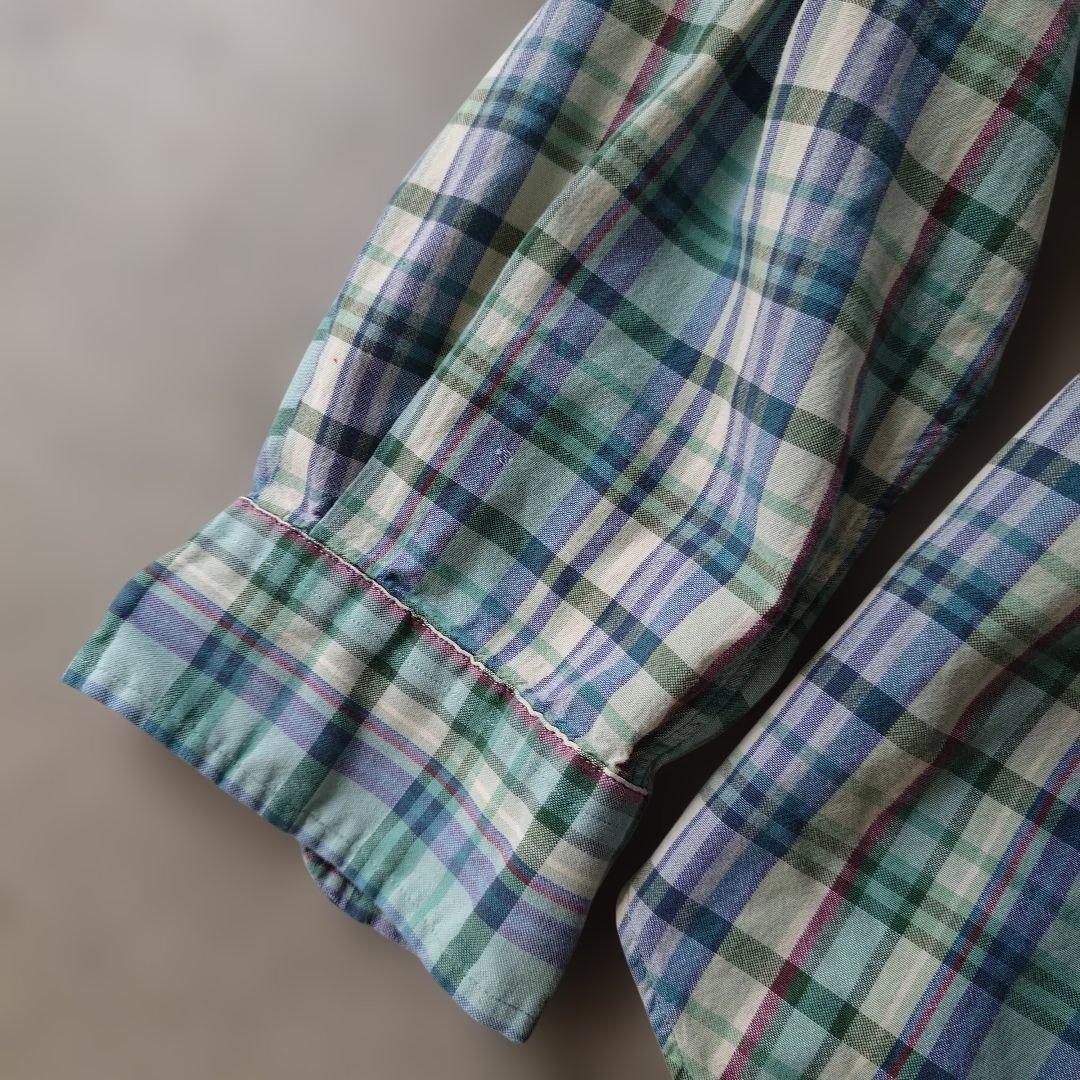 POLORALPHLAUREN Madrass check shirts L