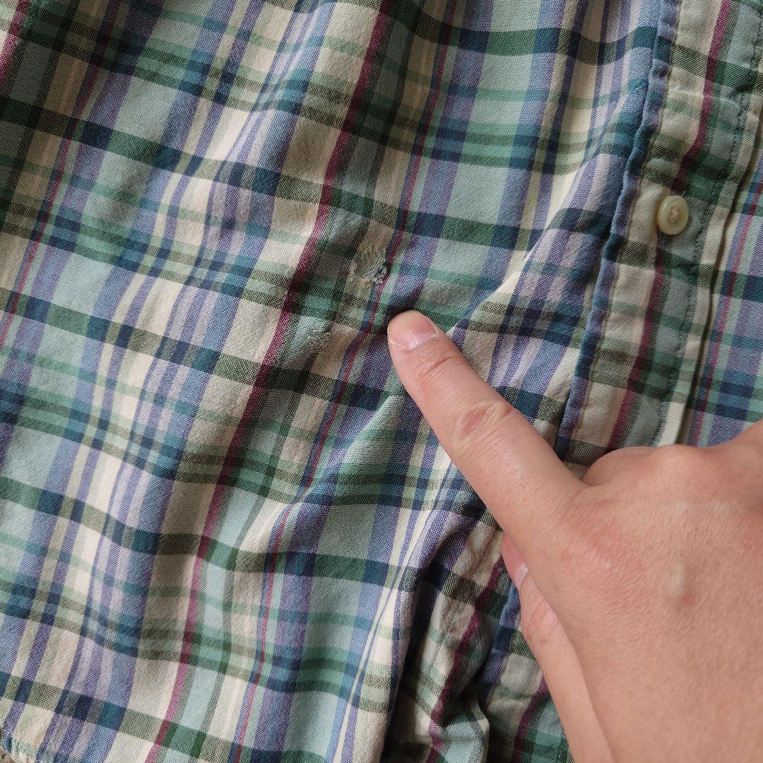 POLORALPHLAUREN Madrass check shirts L