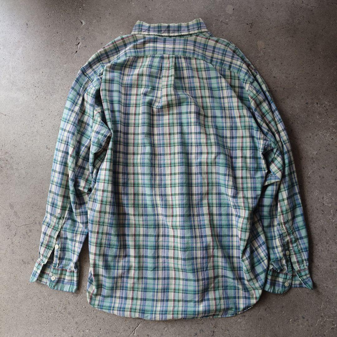 POLORALPHLAUREN Madrass check shirts L