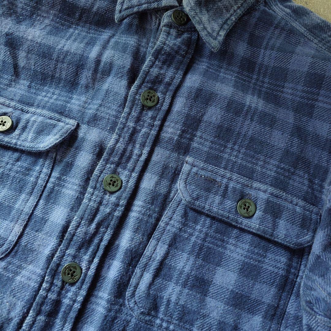 POLO RALPHLAUREN　90's anchor shirts ポロラルフローレン　ネルシャツ　イカリボタン