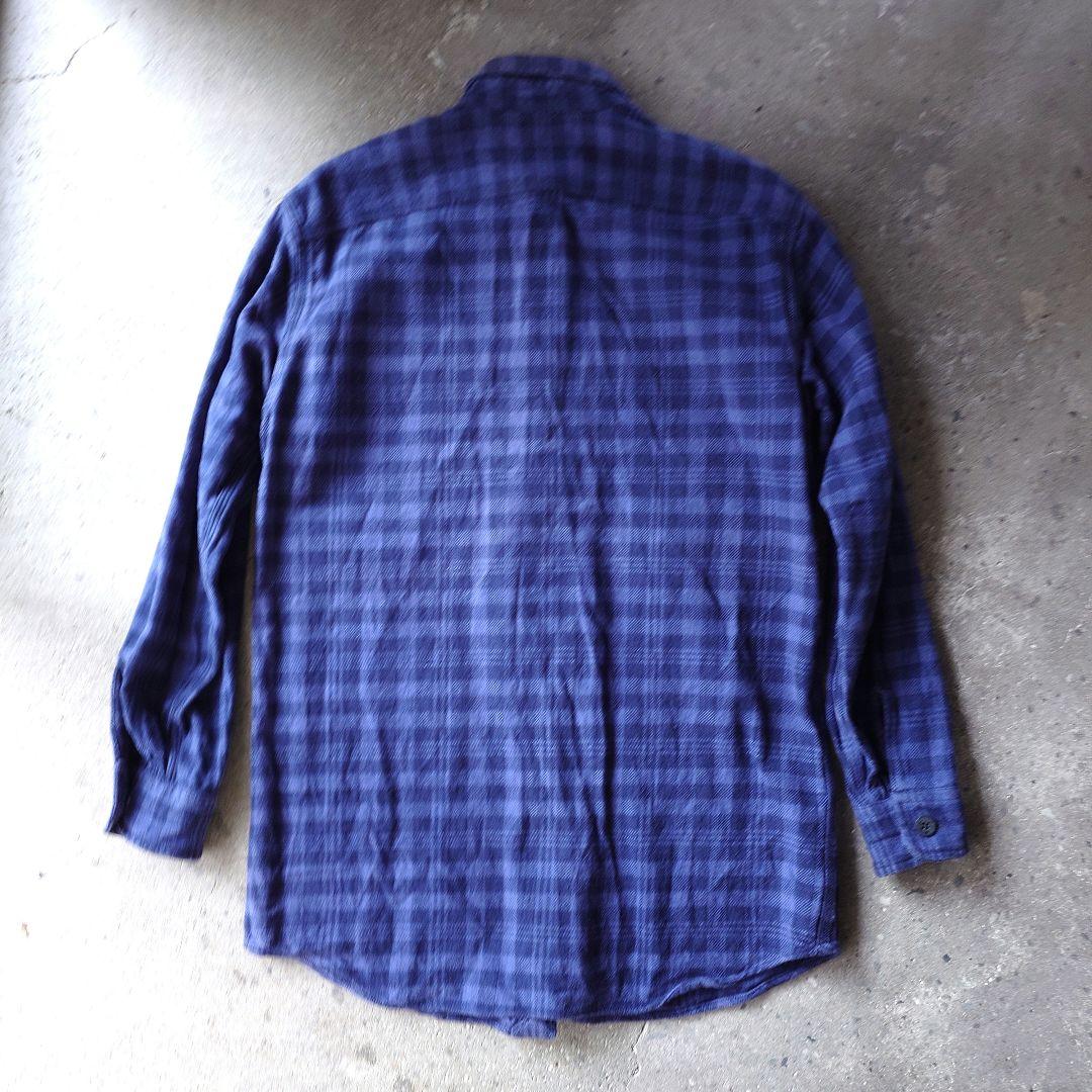 POLO RALPHLAUREN　90's anchor shirts ポロラルフローレン　ネルシャツ　イカリボタン
