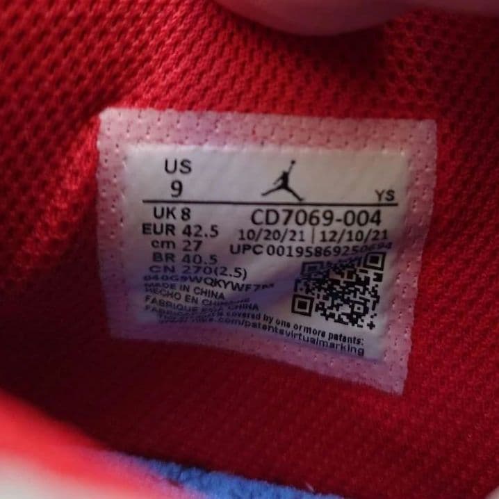 NIKE JOURDAN LEGACY CHICAGO FLAG 27.0cm