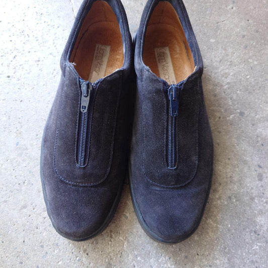 VERSACE old leather sneaker slip on sz 71/2