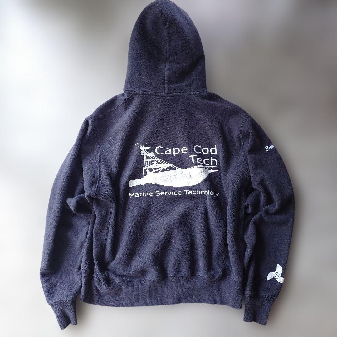 SPECIAL 00s chmapion reverse weave sweat parka black cape cod