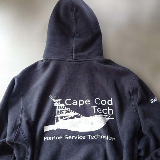 SPECIAL 00s chmapion reverse weave sweat parka black cape cod