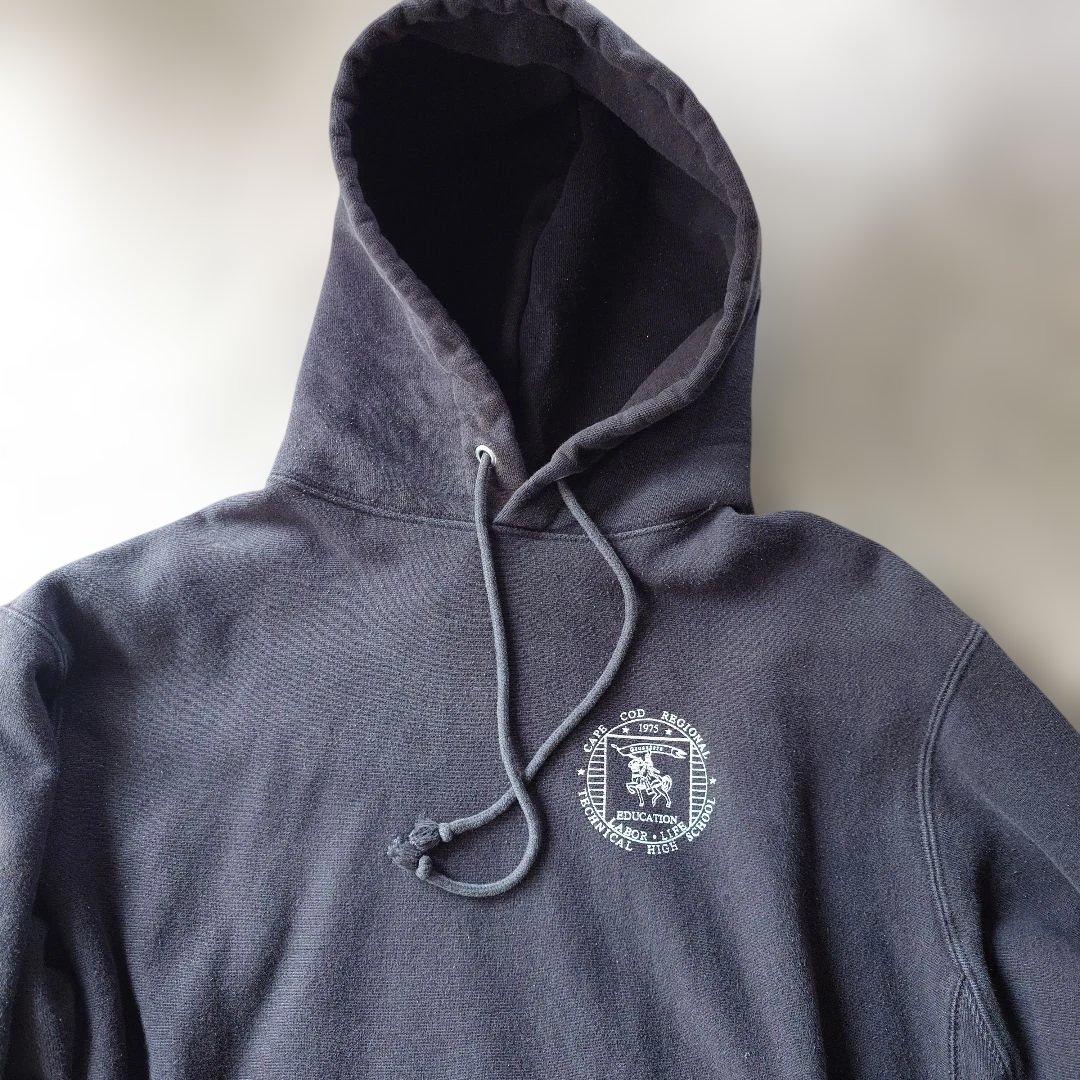 SPECIAL 00s chmapion reverse weave sweat parka black cape cod