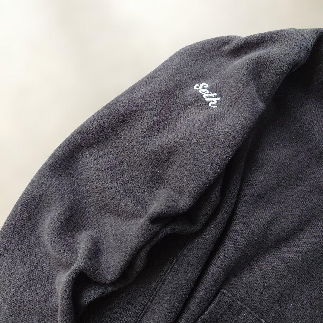 SPECIAL 00s chmapion reverse weave sweat parka black cape cod