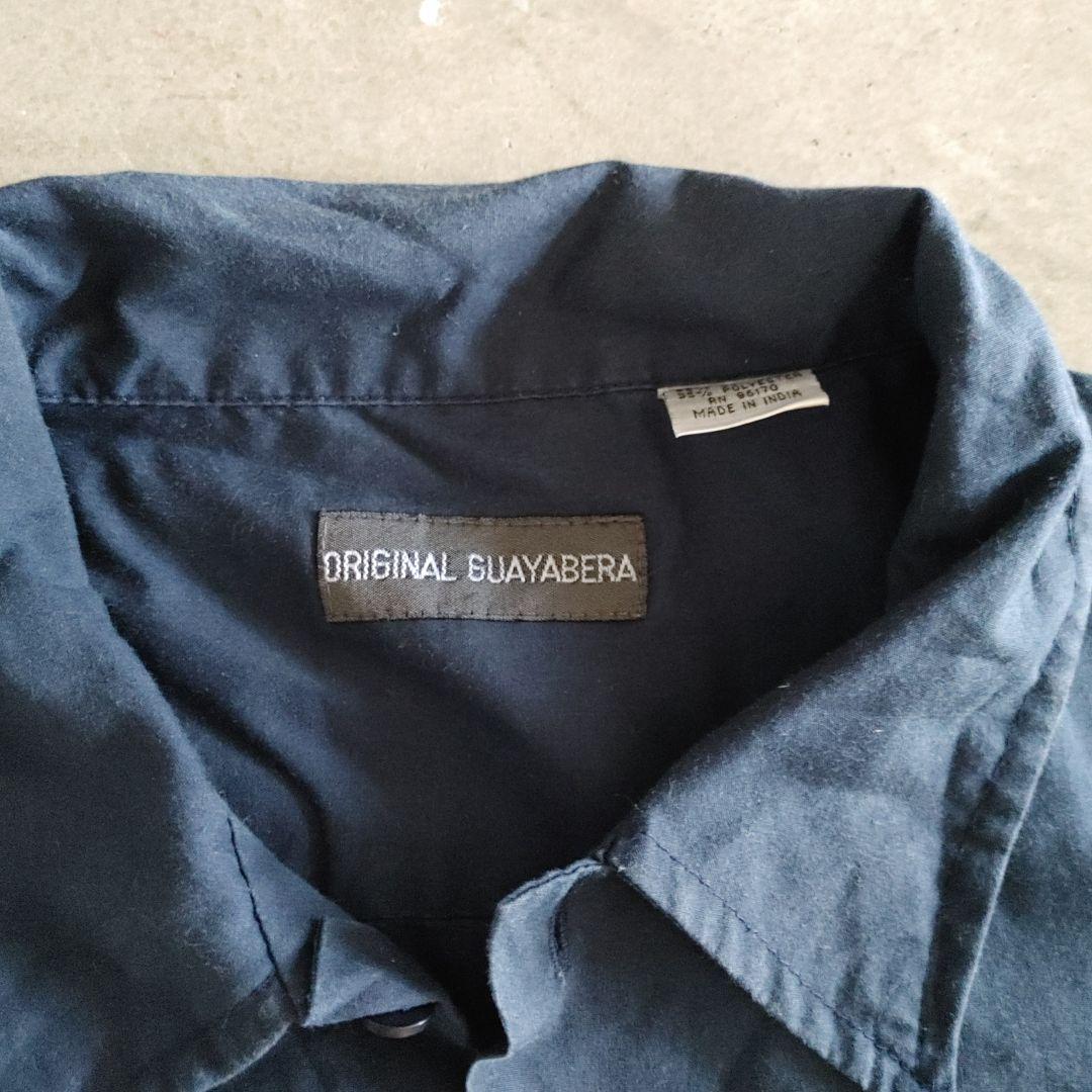 used mexican shorts  古着　メキシカンシャツ　キューバシャツ　2XL 刺繍いり