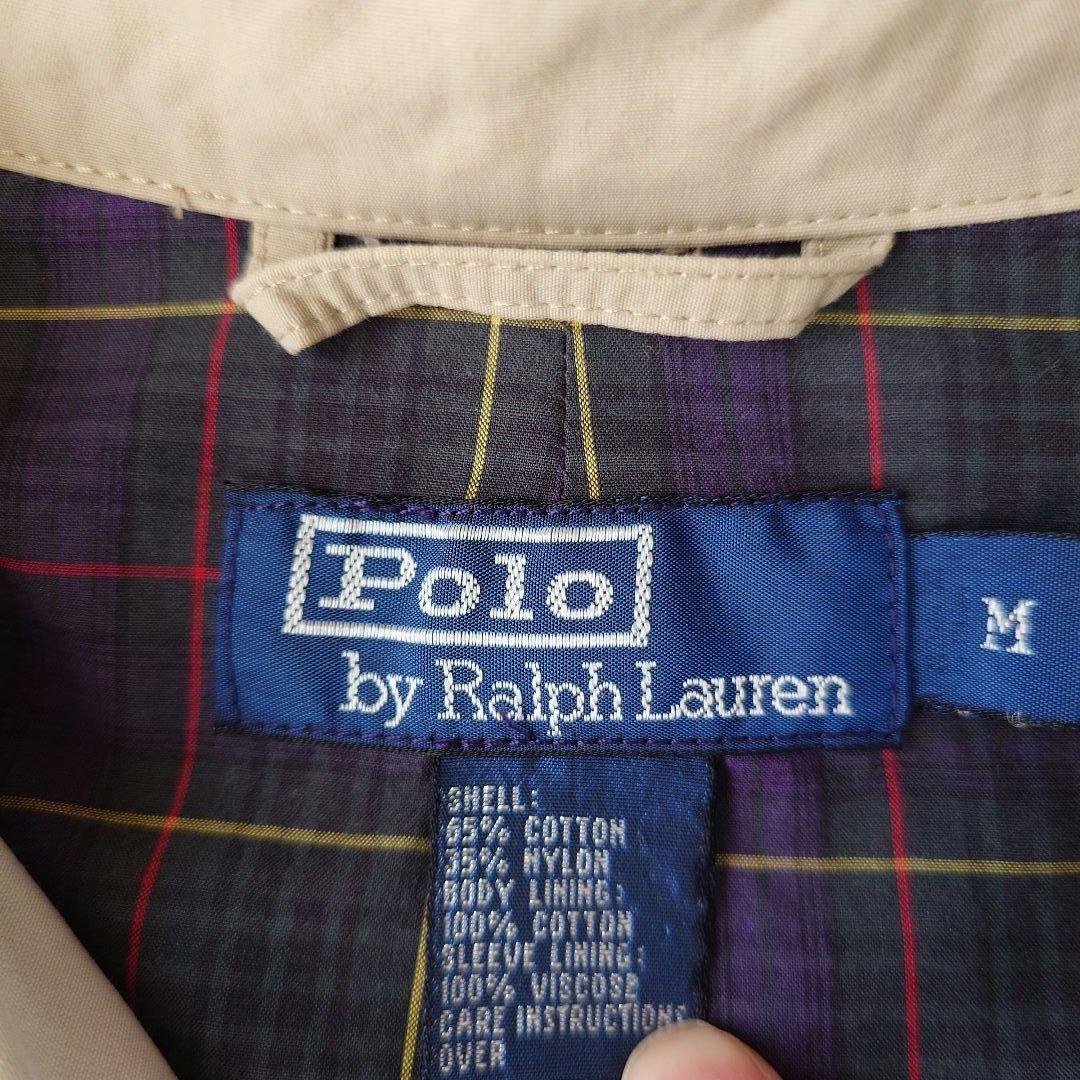 90s poloralphlauren trenchcoat M 90年代 ポロラルフローレン　スプリングトレンチコート　M