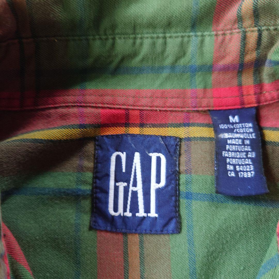 90s OLD GAP check shirts M