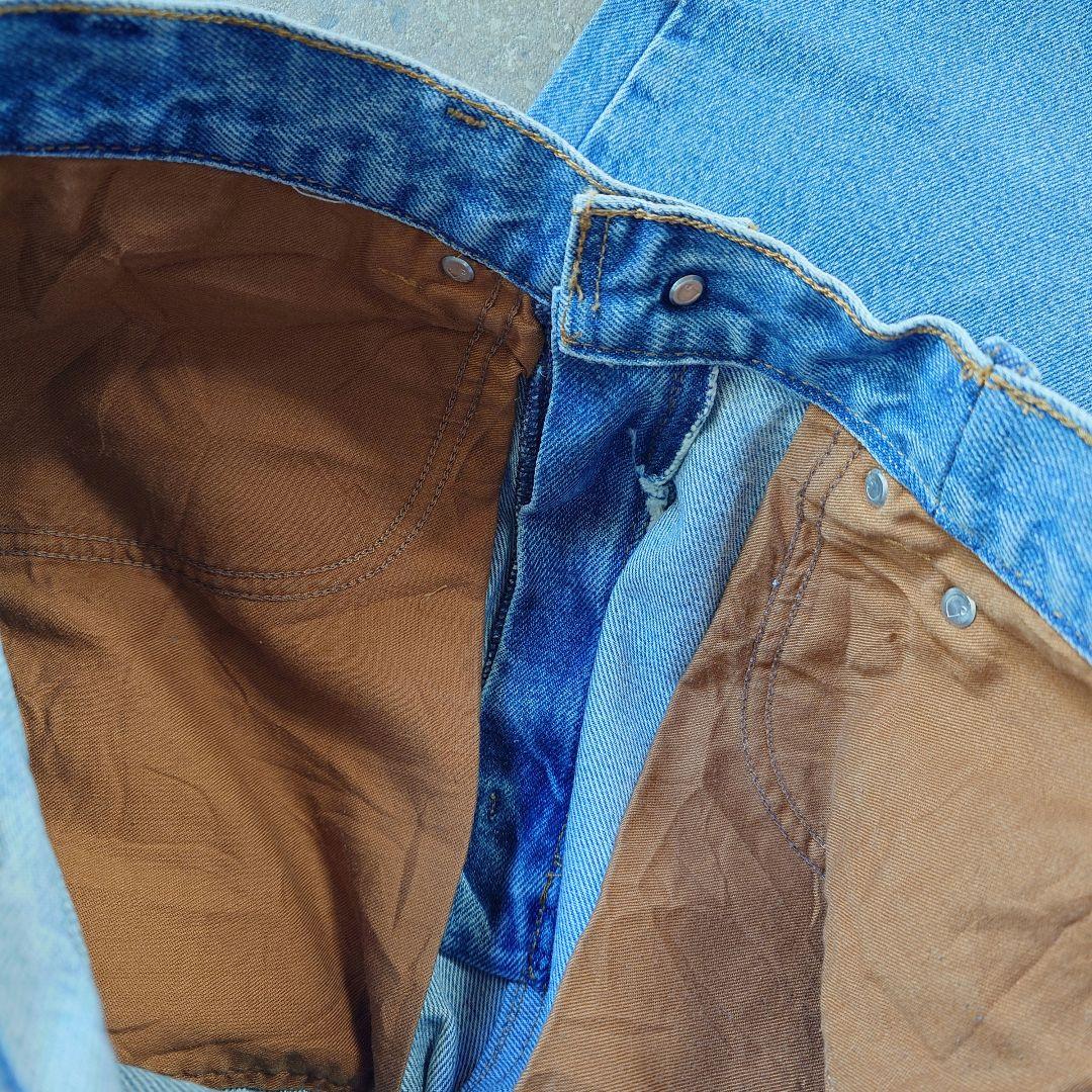 women carhartt denim wide jeans L