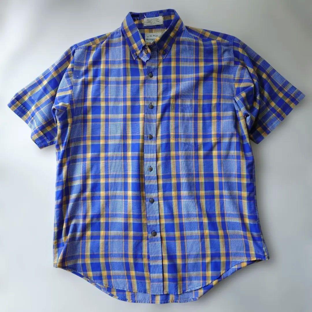 90s ARROW BD check ss shirts M