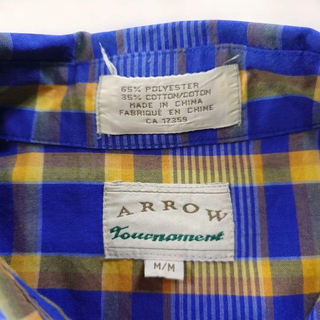 90s ARROW BD check ss shirts M