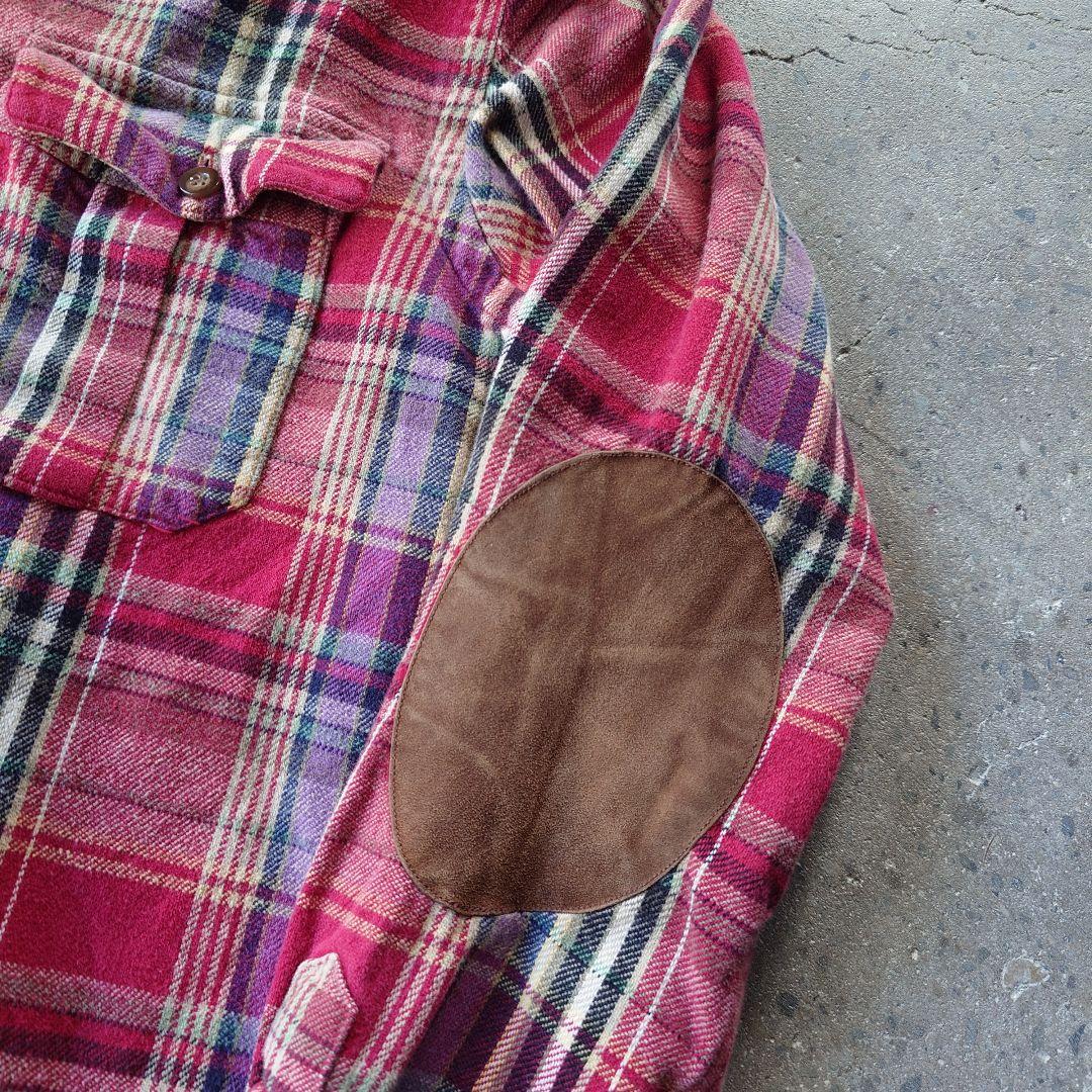 POLO RALPHLAUREN　nel shirts elbowpatch ポロラルフローレン　ネルシャツ