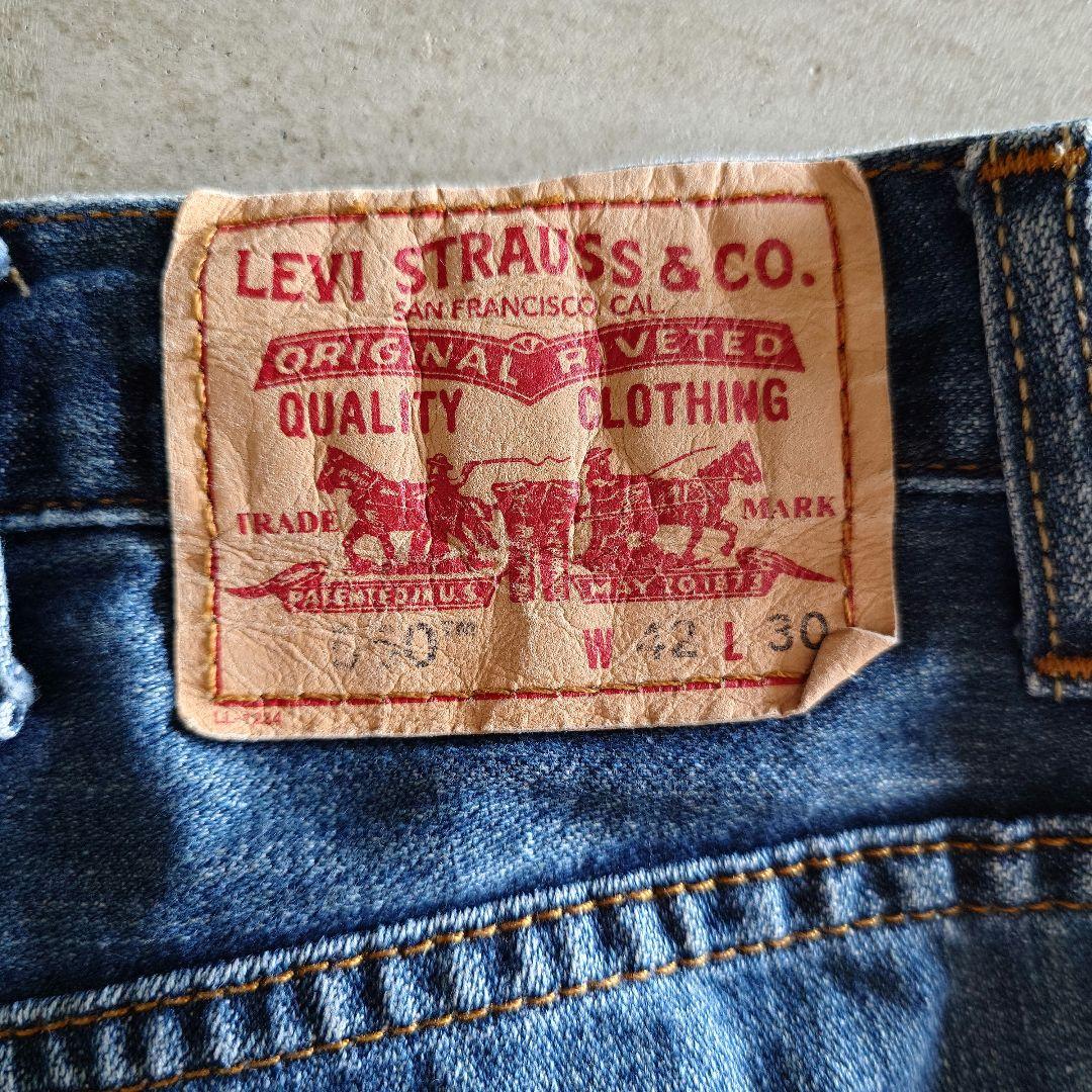 Used Levi’s リーバイス 550 Made in USA w42 L30　バギージーンズ